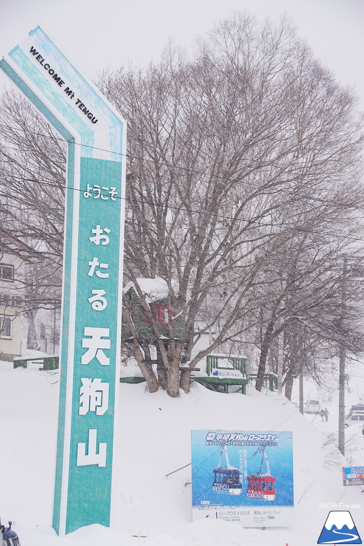 小樽天狗山ロープウェイスキー場 絶景と最大斜度40度の急斜面！